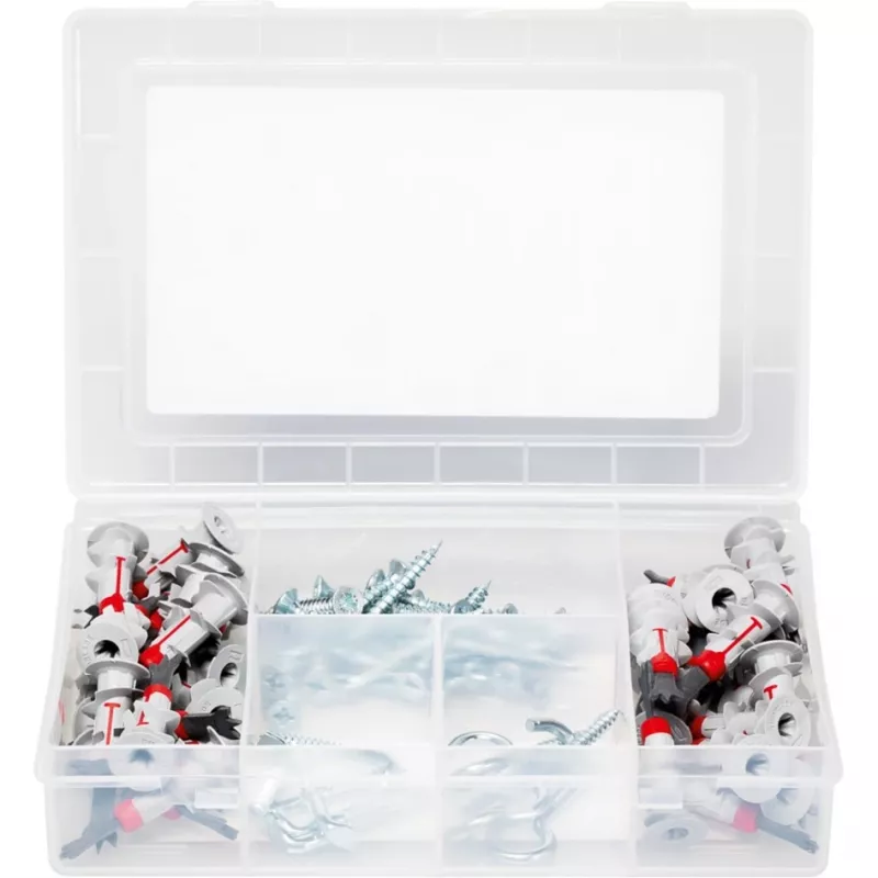 Fischer DUOBLADE 77 master box drywall anchor assortment