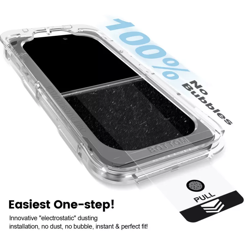 NEVOGLASS, Screen Protector Transparent, iPhone 17 Air, with Easy App