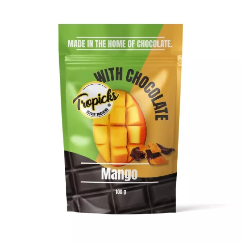 Tropicks Dried mango with chocolate 100 g
