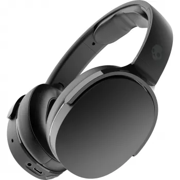 Over-ear headphones Skullcandy Hesh Evo — wired & Bluetooth 5.0, 36 h battery, USB-C, 3.5 mm, foldable, noise-canceling, black