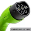 Electric car charger QOLTEC 52478 11 kW Type 2 plug 5 m cable