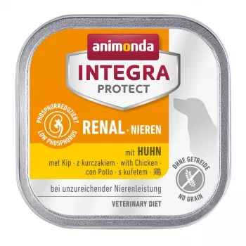 Wet dog food animonda Integra Protect Nieren with Chicken 150 g — for adult dogs, kidney support, grain- and gluten-free