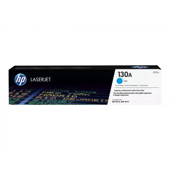 HP 130A Cyan Original LaserJet Toner Cartridge, 1000 pages, Cyan, 1 pc(s)