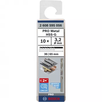 Twist Drill Bits Bosch 2608595056 HSS Ground 5-10mm