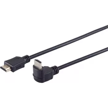 HDMI cable ShiverPeaks 2.0 m with angled connector, model 22221426
