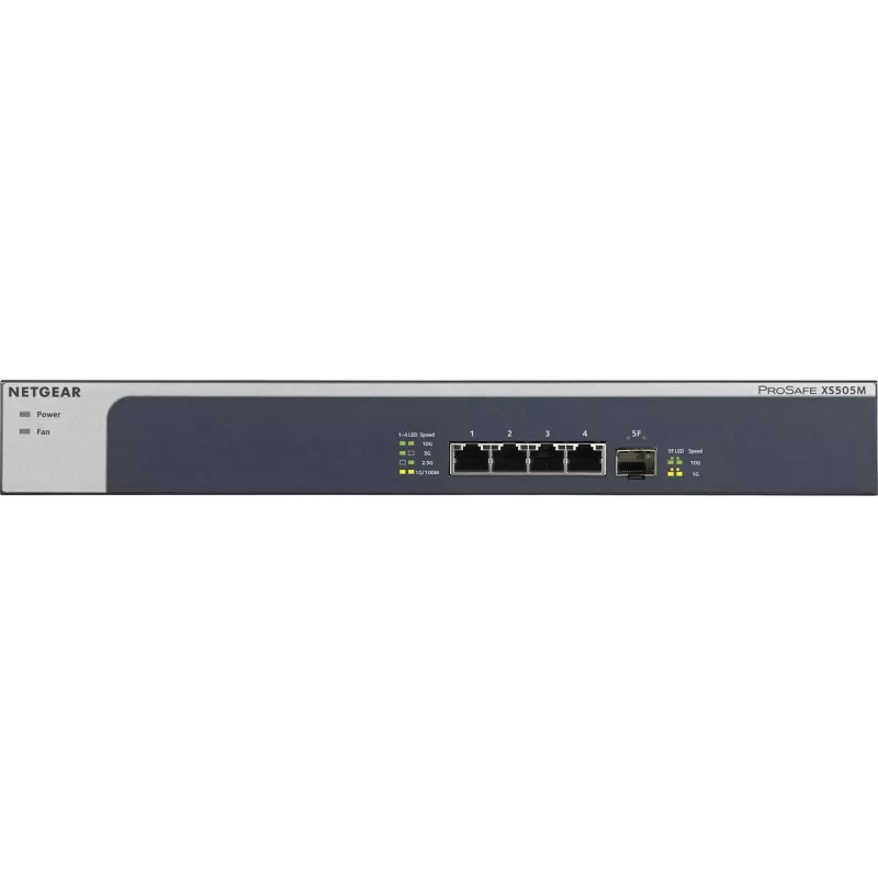 NETGEAR XS505M Unmanaged 10G Ethernet (100/1000/10000) Grey, Silver