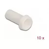 Fiber optic dust cap DeLOCK 86845 10 pieces white