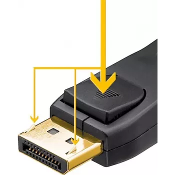Goobay 64849 DisplayPort-Cable 1 m Black (64849)