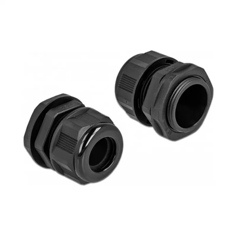 Cable Gland DeLOCK 60367 Black Plastic 2 pc(s)