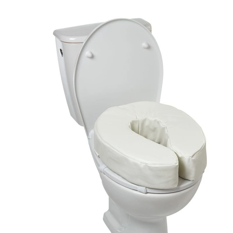 Soft raised toilet seat, 5 cm