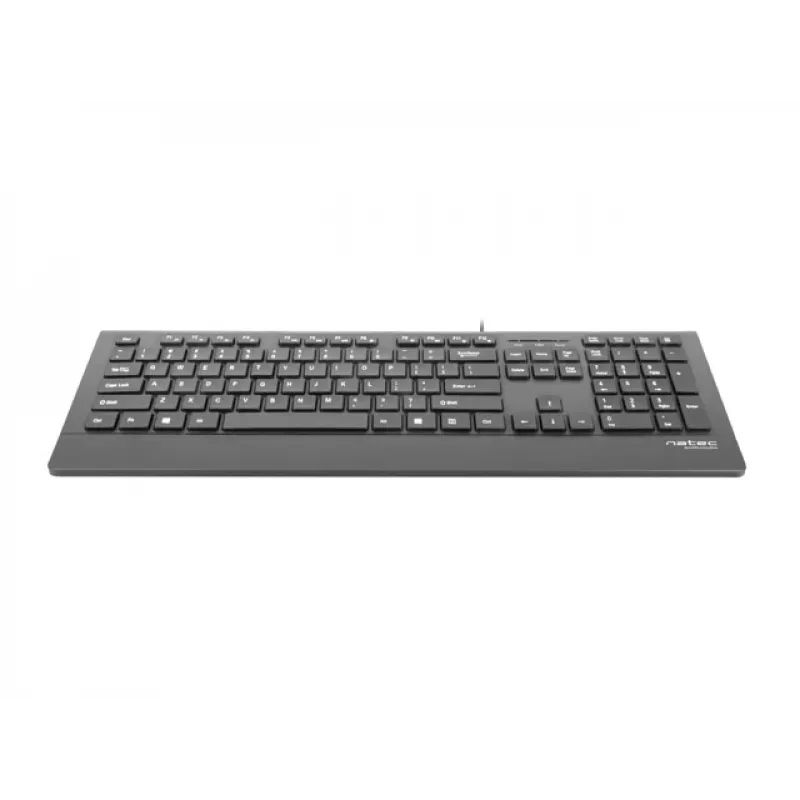 Natec Barracuda - Keyboard - US - Black - Keyboard - Yhdysvaltain Englanti - Black