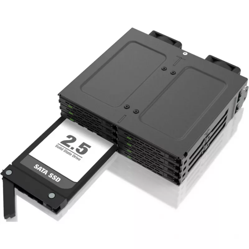 External drive tray for IcyBox MB038 series – model MB038TP-B, black, compatible with MB038