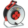 Cord reel Brennenstuhl 9191400110 4 AC outlets 40 m Black Red
