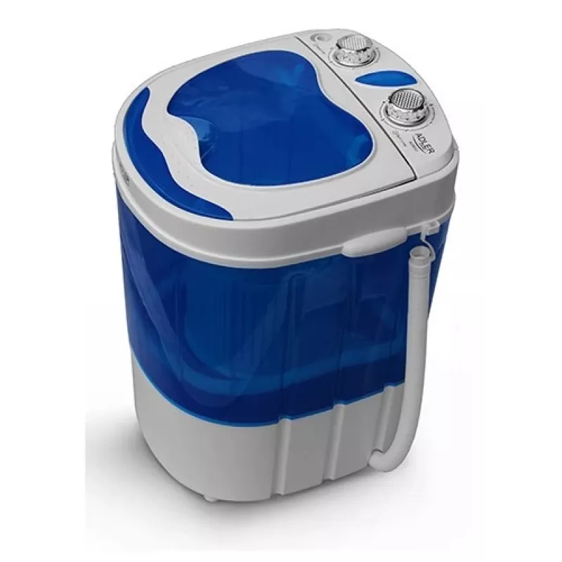 Adler | AD 8051 | Washing machine | Energy efficiency class | Top loading | Washing capacity 3 kg | Unspecified RPM | Depth 37 cm | Width 38 cm | White/Blue
