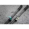 Bayamo Carbon Vario Walking Poles (Black/Light Brown, 1 Pair, 105-125cm)