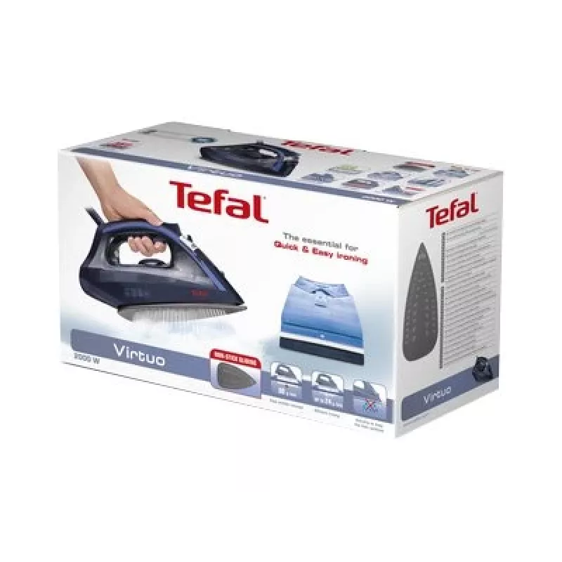 Tefal Virtuo FV 1713 Dry & Steam iron 2000 W Blue