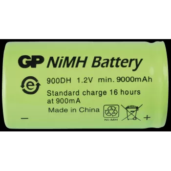 Rechargeable NiMH D battery GP 900DH 9000 mAh — GP D-size (Mono)