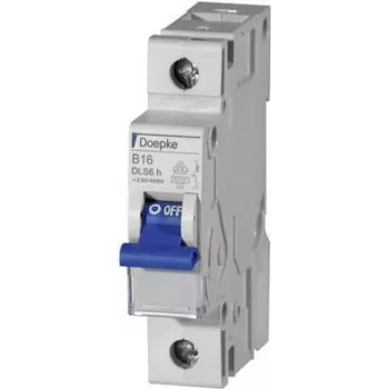 DOEPKE Circuit Breaker B32A DLS-6H-B32-1-6-KA 6kA 1-pin 230V B Curve DLS-6H-B32-1-6-KA (09914026)