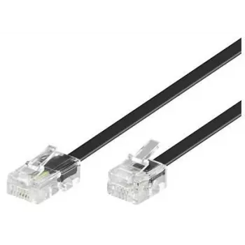 Telephone Cable Microconnect MPK451S RJ11 RJ45 1m Black