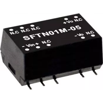 Power adapter MEAN WELL SFTN01N-15 1 W Input 21.6-26.4 V Output 15 V