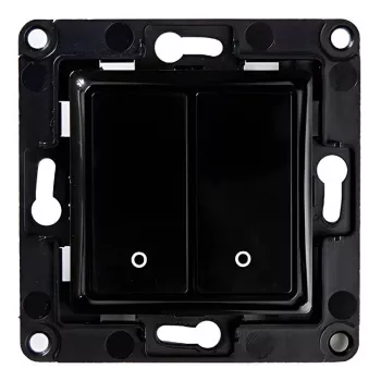 Light Switch Shelly Wall Switch 2 Black Control Buttons Compatibility Shelly 2.5