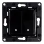 Light Switch Shelly Wall Switch 2 Black Control Buttons Compatibility Shelly 2.5