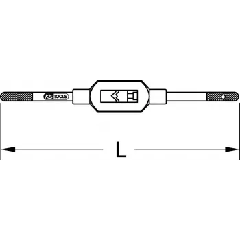 KS Tools adjustable tap wrench M3-M12 (331.0013)