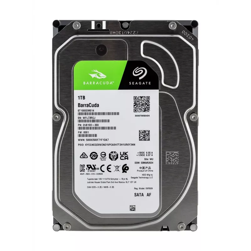 Seagate Barracuda ST1000DM014 internal hard drive 1 TB 7200 RPM 256 MB 3.5 inch Serial ATA III