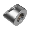 EK Water Blocks EK-Quantum Torque Adapter 45 degrees G1/4 IG to G1/4 IG Satin Titanium