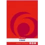 Writing Notebook Herlitz 733436 A4 100 Sheets Red White