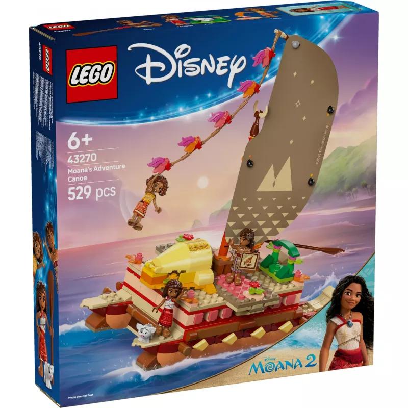 LEGO 43270 Bricks & Blocks set — 529 elements, 3 minifigures, 260×120×220 mm, 0.198 kg, silver