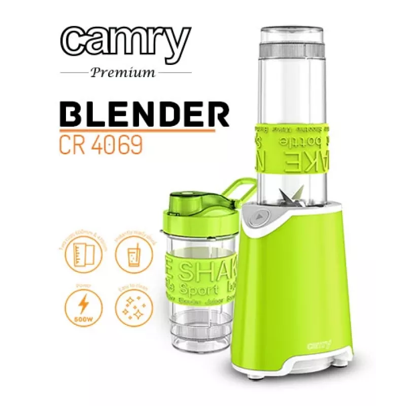 Camry CR 4069 blender 600 L Cooking blender Green,Transparent,White 500 W