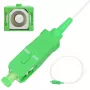 Pigtail SC/APC Single-mode Extralink G.657.A1 900µm FTTH 1.5m, Easy strip, white