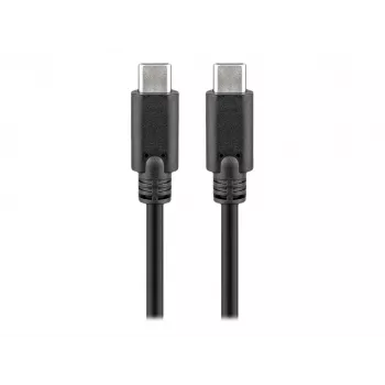 KAB Goobay USB-C™ 3.1 Generation 1 Cable, black, 2m USB-C™-Plug > USB-C™-Plug