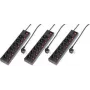 Power strip Renkforce 6-outlet surge protector, black