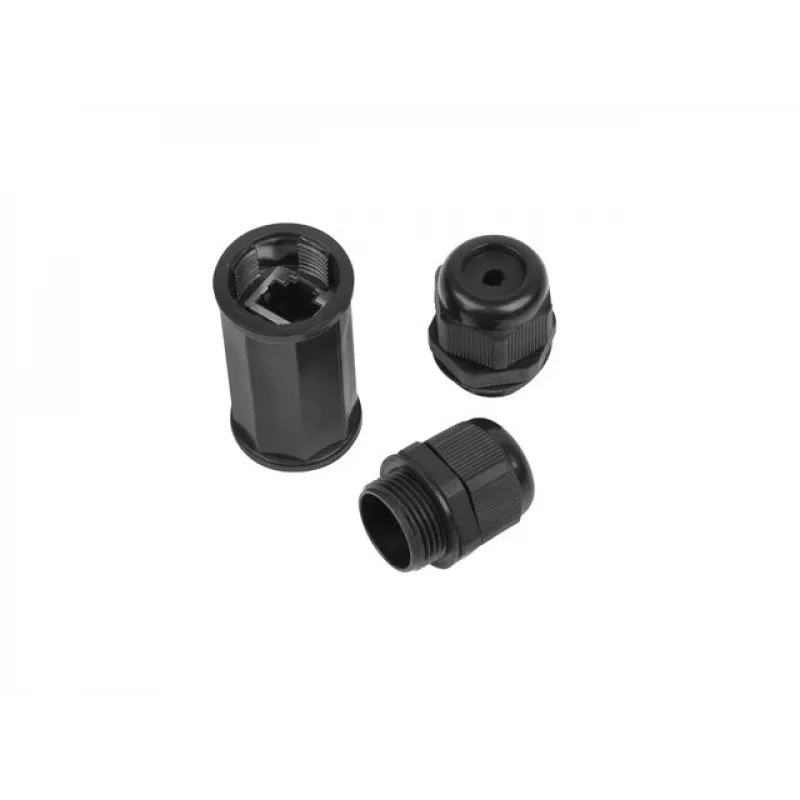 Cable gender changer RJ-45 Lanberg AD-RJ45-OS6-IP67 Black