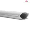 Cable flex tube MACLEAN MCTV-575 for floor, white, 1.5 m, width 43 mm, height 2.3–3.2 cm