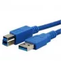 USB cable MediaRange MRCS150 USB 3.2 Gen 1 5m USB A USB B Blue