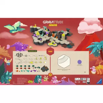 Marble run Ravensburger GraviTrax Junior starter set XXL Dino, track construction for children