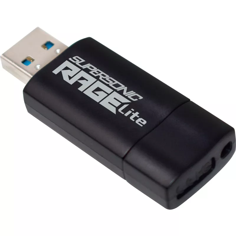 Flashdrive PATRIOT Rage Lite 512GB 120 MB/S USB 3.2 retractable Black (PEF512GRLB32U)