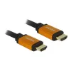 HDMI cable DeLOCK 85729 2 m HDMI Type A Standard Black Gold