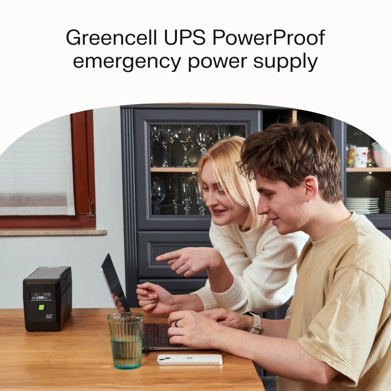 Green Cell UPSLP700 uninterruptible power supply (UPS) Line-Interactive 1 kVA 700 W 4 AC outlet(s)