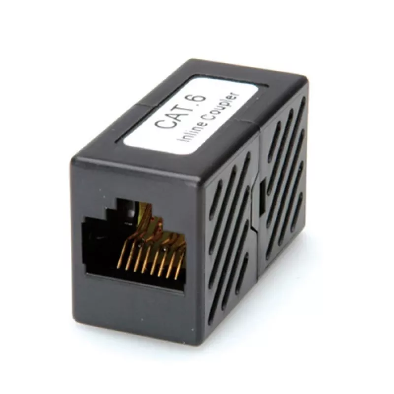 RJ-45 Modular Coupler ROLINE Cat.6 unshielded black