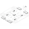 WLAN access point T-bar mount Lancom Systems LX-7000 for LX-7500 LX-7300, white, pack of 5