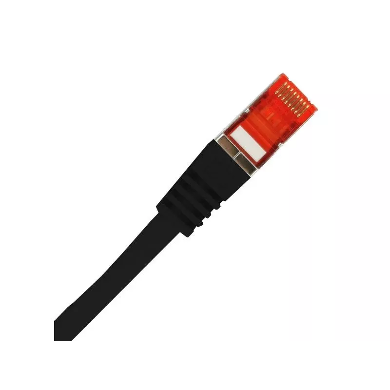 Alantec KKS6CZA0.5 Patch-cord F/UTP cat.6 PVC 0.5m black