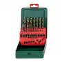 Drill bit set Metabo HSS Cobalt 19 pcs DIN 338, cylindrical shank