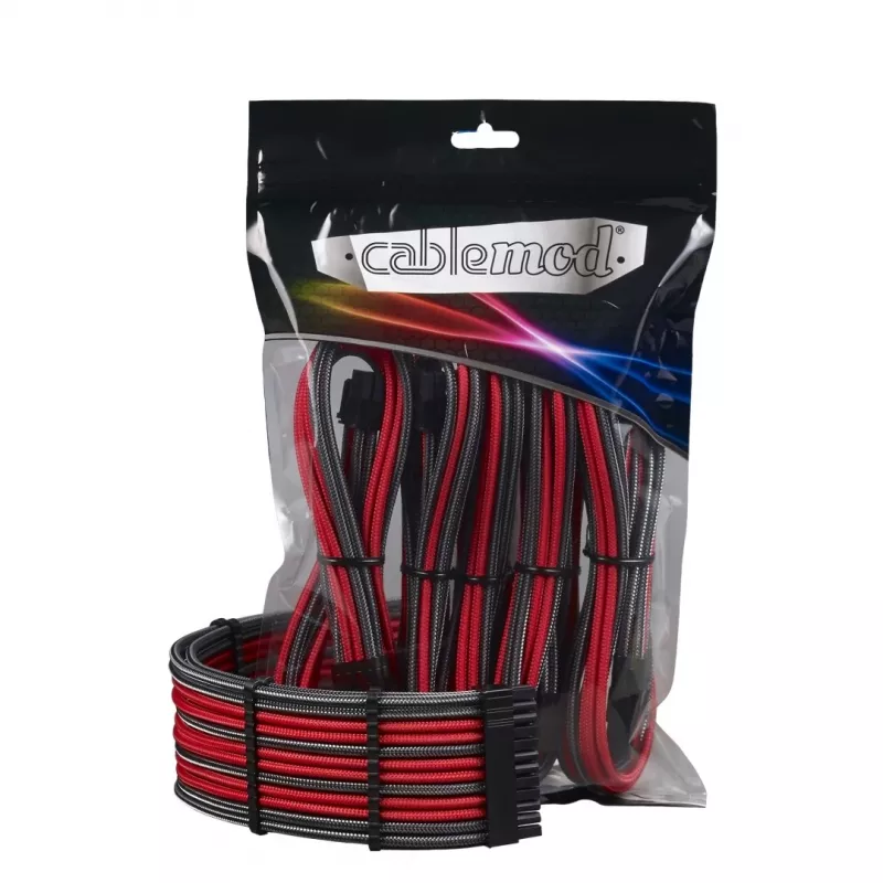 Internal Power Cable CableMod CM-PCAB-BKIT-NKCR-3PK-R Carbon Red