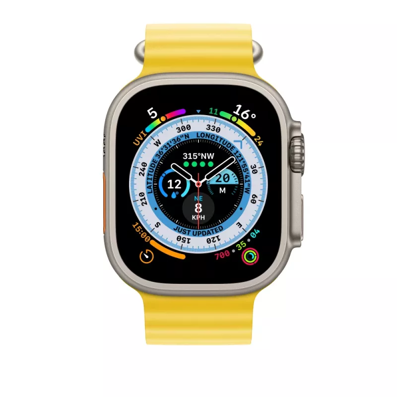 Band Apple MQED3ZM/A Smart Wearable Accessories Yellow Fluoroelastomer
