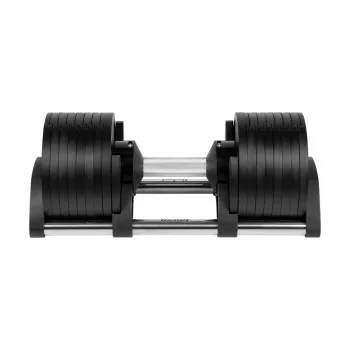Adjustable cast iron dumbbell Rebel Active 36 kg, automatic 2 kg increments