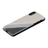 Smartphone case man and wood for iPhone X/XS — gray suit, black